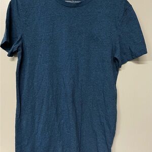 American Eagle Outfitters Men's Teal Short Sleeve Tee